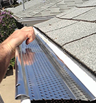 Leaf Screen Installation